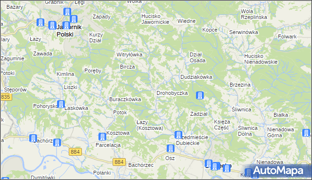 mapa Drohobyczka, Drohobyczka na mapie Targeo