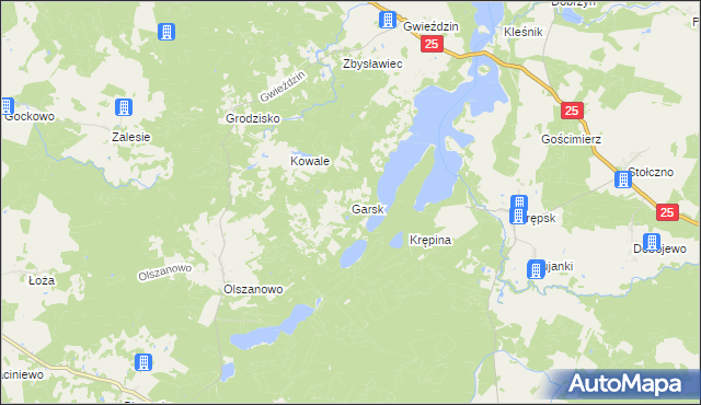 mapa Garsk, Garsk na mapie Targeo