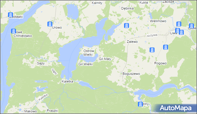 mapa Gil Mały, Gil Mały na mapie Targeo