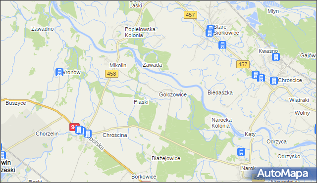 mapa Golczowice gmina Lewin Brzeski, Golczowice gmina Lewin Brzeski na mapie Targeo