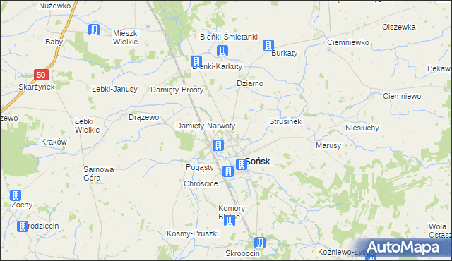 mapa Gołotczyzna, Gołotczyzna na mapie Targeo