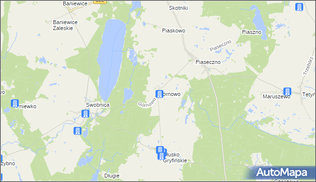 mapa Górnowo, Górnowo na mapie Targeo