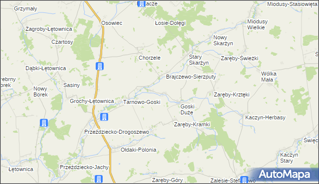 mapa Goski-Pełki, Goski-Pełki na mapie Targeo