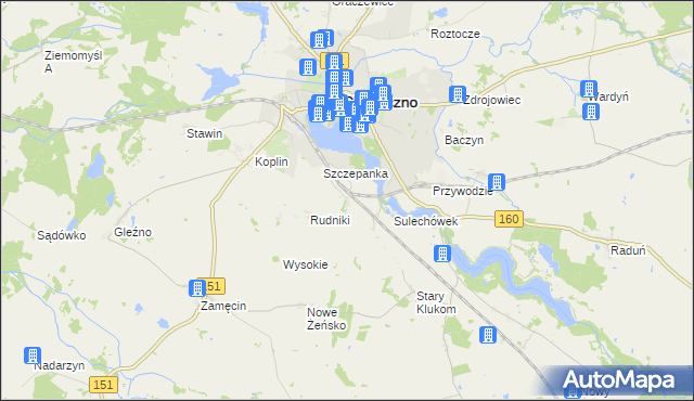 mapa Gostyczyn, Gostyczyn na mapie Targeo