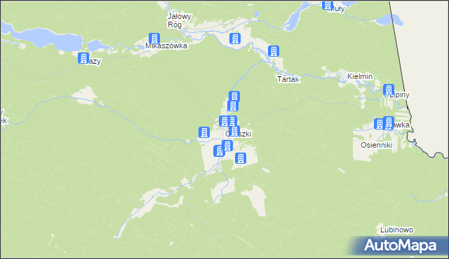 mapa Gruszki, Gruszki na mapie Targeo