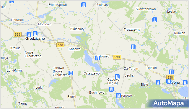 mapa Hartowiec, Hartowiec na mapie Targeo