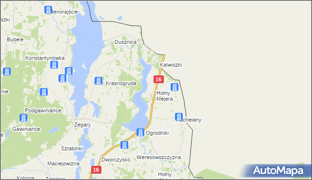 mapa Hołny Mejera, Hołny Mejera na mapie Targeo