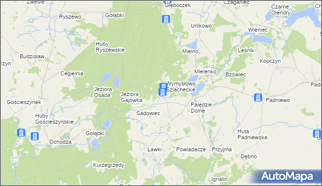 mapa Huta Palędzka, Huta Palędzka na mapie Targeo