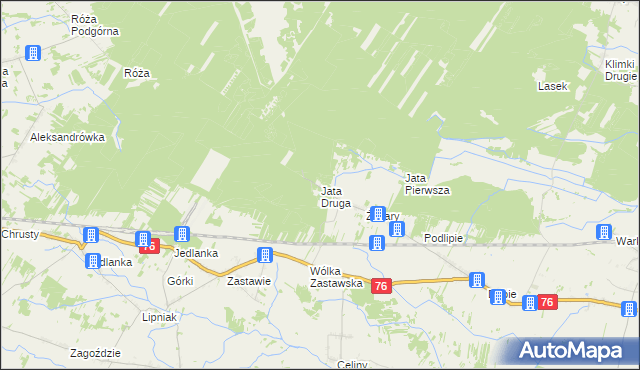 mapa Jata Druga, Jata Druga na mapie Targeo