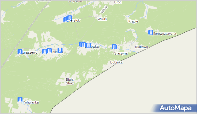 mapa Jodłówka gmina Dubicze Cerkiewne, Jodłówka gmina Dubicze Cerkiewne na mapie Targeo