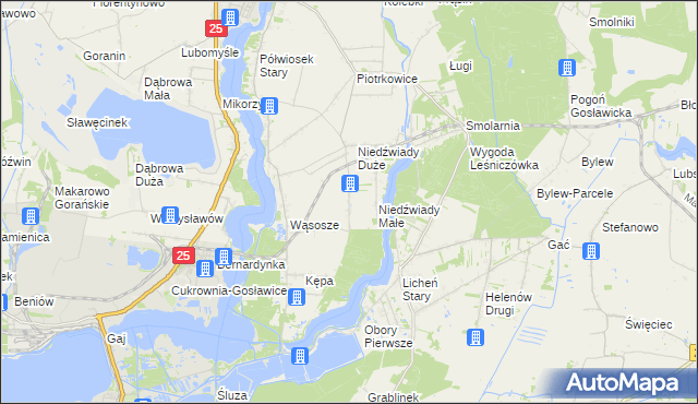 mapa Julia, Julia na mapie Targeo