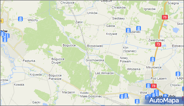 mapa Kameduły, Kameduły na mapie Targeo