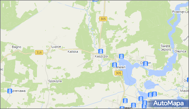 mapa Kaszczor, Kaszczor na mapie Targeo