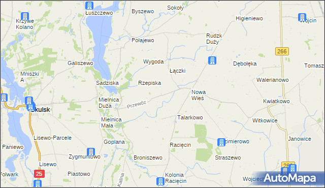 mapa Katarzyna gmina Piotrków Kujawski, Katarzyna gmina Piotrków Kujawski na mapie Targeo