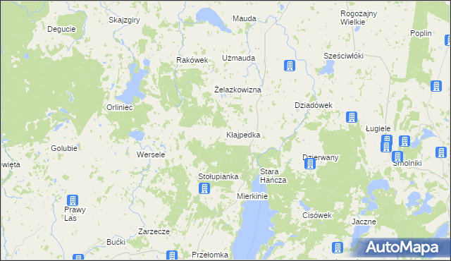 mapa Kłajpedka, Kłajpedka na mapie Targeo