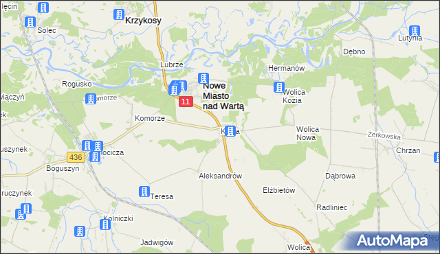 mapa Klęka, Klęka na mapie Targeo