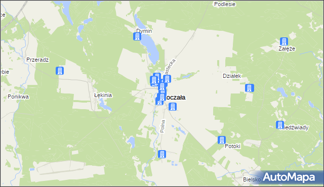 mapa Koczała, Koczała na mapie Targeo