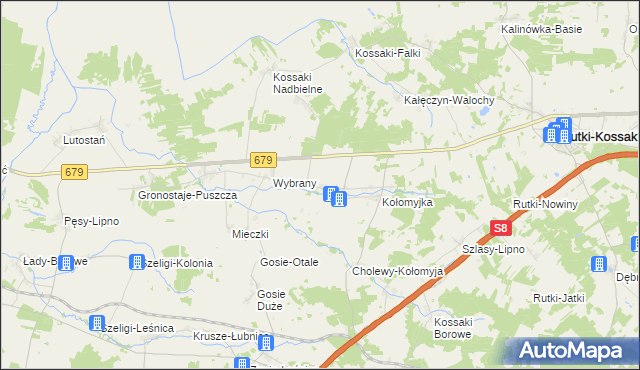 mapa Kołomyja, Kołomyja na mapie Targeo