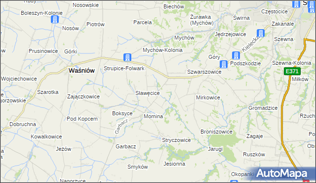 mapa Kosowice, Kosowice na mapie Targeo