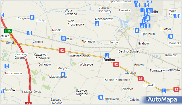 mapa Kręcieszki, Kręcieszki na mapie Targeo