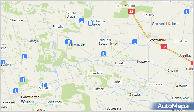 mapa Kuczewola, Kuczewola na mapie Targeo