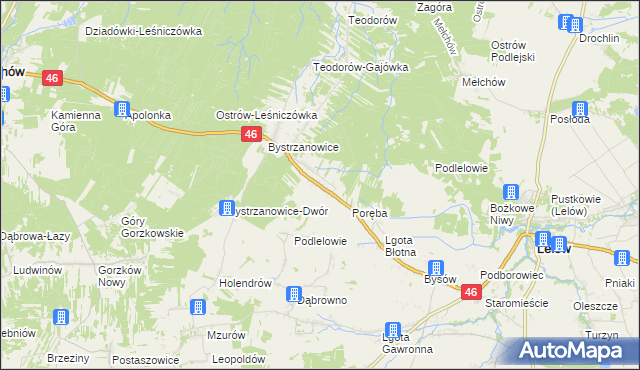 mapa Lgoczanka, Lgoczanka na mapie Targeo