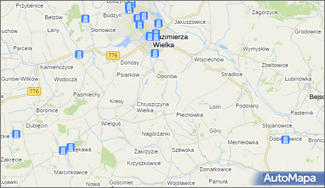 mapa Łyczaków, Łyczaków na mapie Targeo