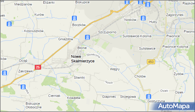mapa Mączniki gmina Nowe Skalmierzyce, Mączniki gmina Nowe Skalmierzyce na mapie Targeo