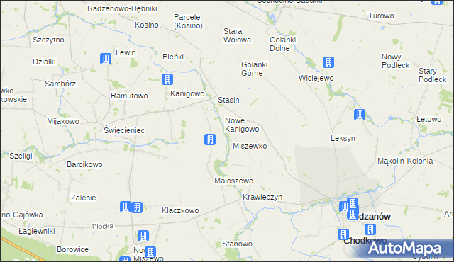 mapa Małoszywka, Małoszywka na mapie Targeo