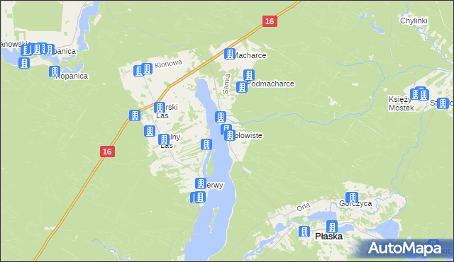 mapa Mołowiste, Mołowiste na mapie Targeo