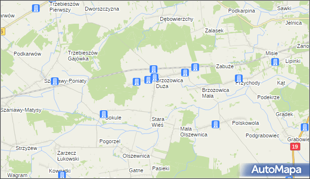 mapa Mościska gmina Kąkolewnica, Mościska gmina Kąkolewnica na mapie Targeo