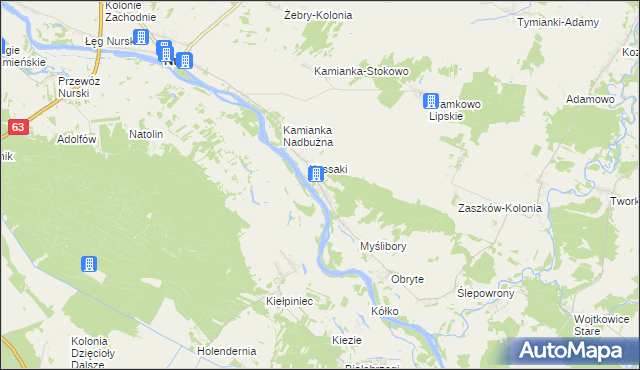 mapa Murawskie Nadbużne, Murawskie Nadbużne na mapie Targeo