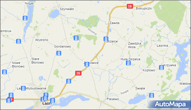 mapa Nowe Jankowice gmina Łasin, Nowe Jankowice gmina Łasin na mapie Targeo
