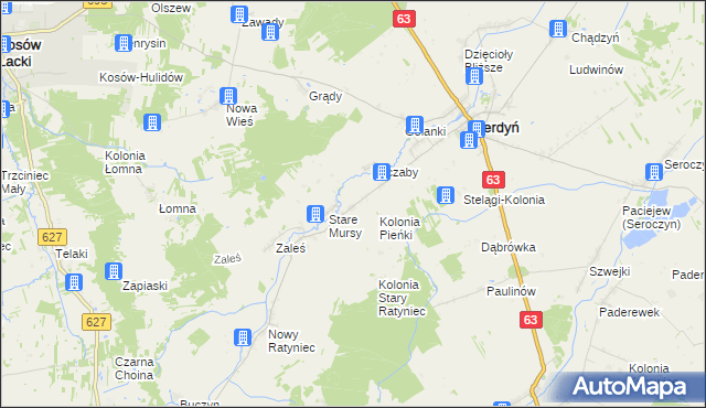 mapa Nowe Mursy, Nowe Mursy na mapie Targeo
