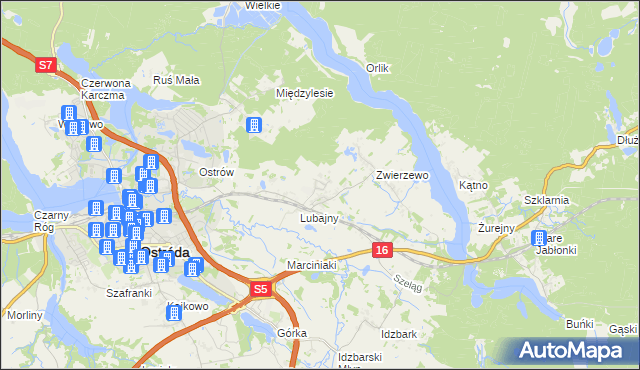 mapa Nowe Siedlisko, Nowe Siedlisko na mapie Targeo