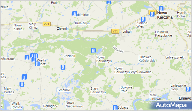 mapa Nowy Barkoczyn, Nowy Barkoczyn na mapie Targeo