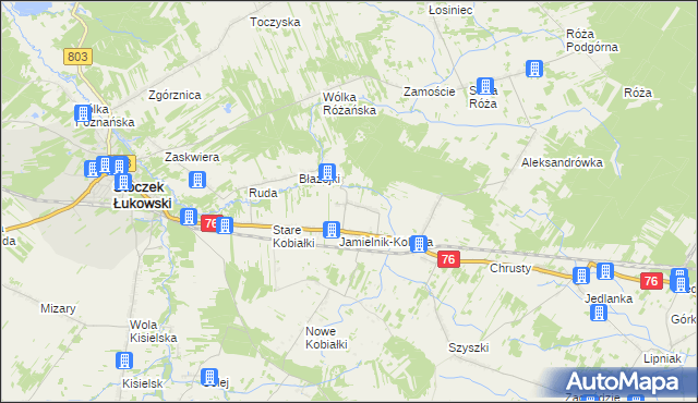 mapa Nowy Jamielnik, Nowy Jamielnik na mapie Targeo