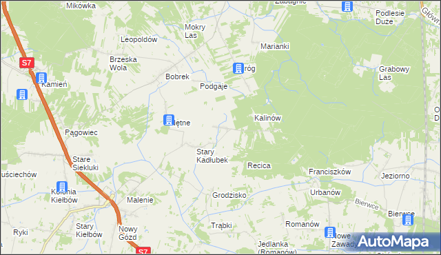 mapa Nowy Kadłubek, Nowy Kadłubek na mapie Targeo