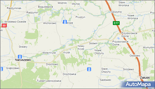 mapa Nowy Krysk, Nowy Krysk na mapie Targeo