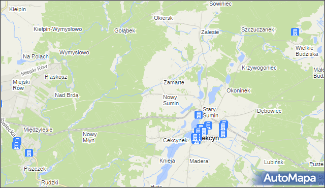 mapa Nowy Sumin, Nowy Sumin na mapie Targeo