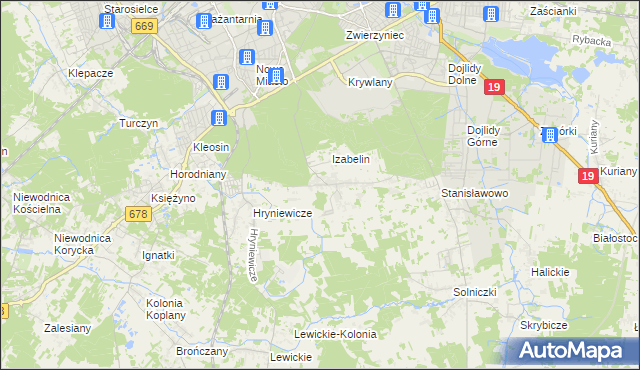 mapa Olmonty, Olmonty na mapie Targeo
