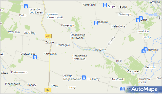mapa Opatkowice Drewniane, Opatkowice Drewniane na mapie Targeo
