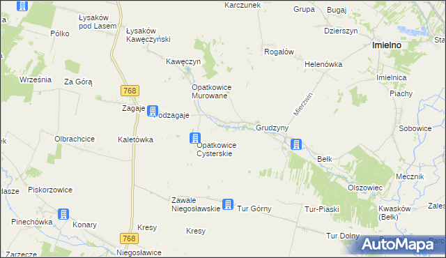 mapa Opatkowice Pojałowskie, Opatkowice Pojałowskie na mapie Targeo