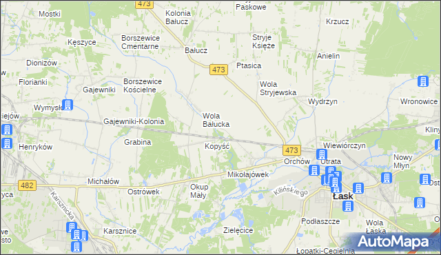 mapa Orchów-Wesółka, Orchów-Wesółka na mapie Targeo