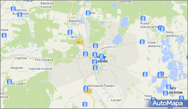 mapa Ostrów Lubelski, Ostrów Lubelski na mapie Targeo