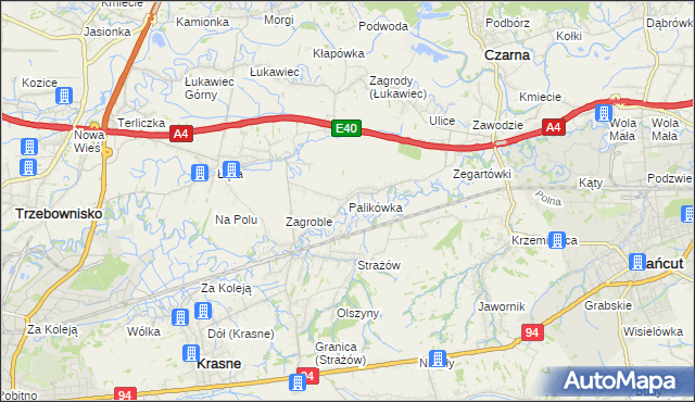 mapa Palikówka, Palikówka na mapie Targeo