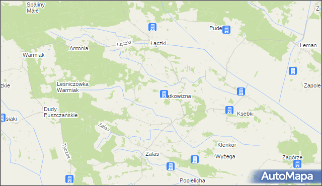 mapa Piątkowizna, Piątkowizna na mapie Targeo
