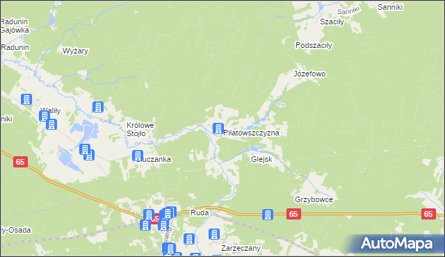 mapa Piłatowszczyzna, Piłatowszczyzna na mapie Targeo