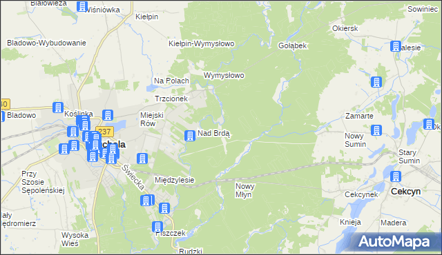 mapa Plaskosz, Plaskosz na mapie Targeo