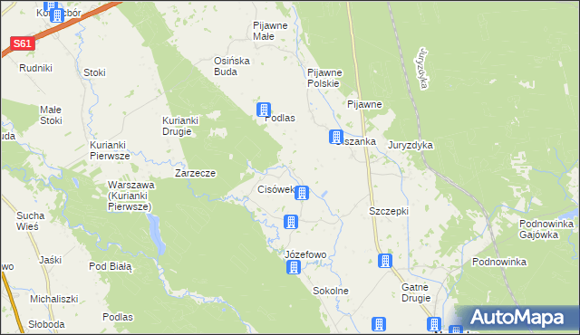 mapa Podkrólówek, Podkrólówek na mapie Targeo